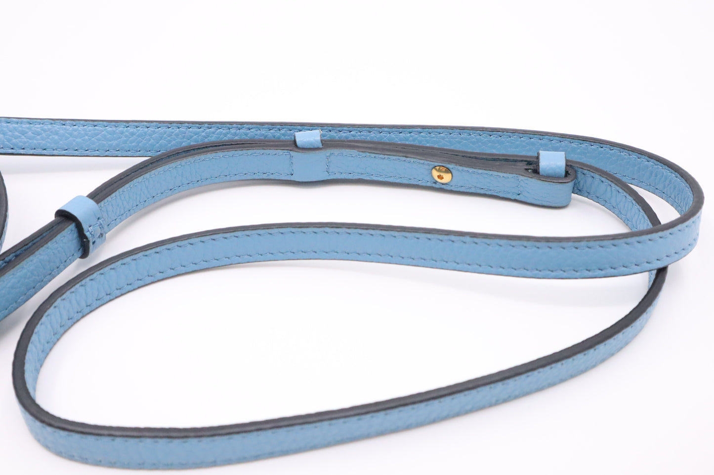 Ferragamo Mini Tote in Blue Leather