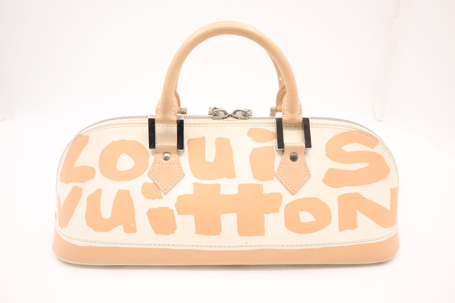 Louis Vuitton Alma in Cream and Beige Graffiti Canvas