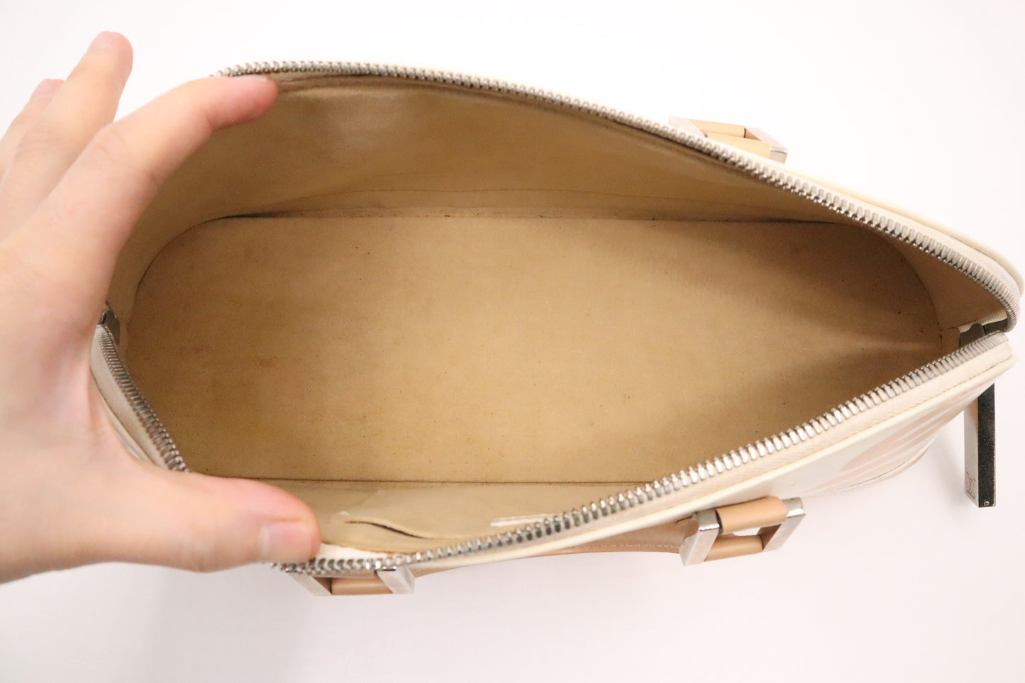 Louis Vuitton Alma in Cream and Beige Graffiti Canvas