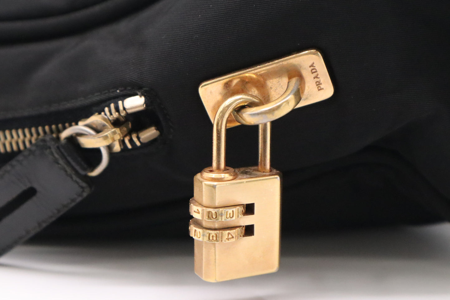 Prada Shoulder Bag in Black Nylon