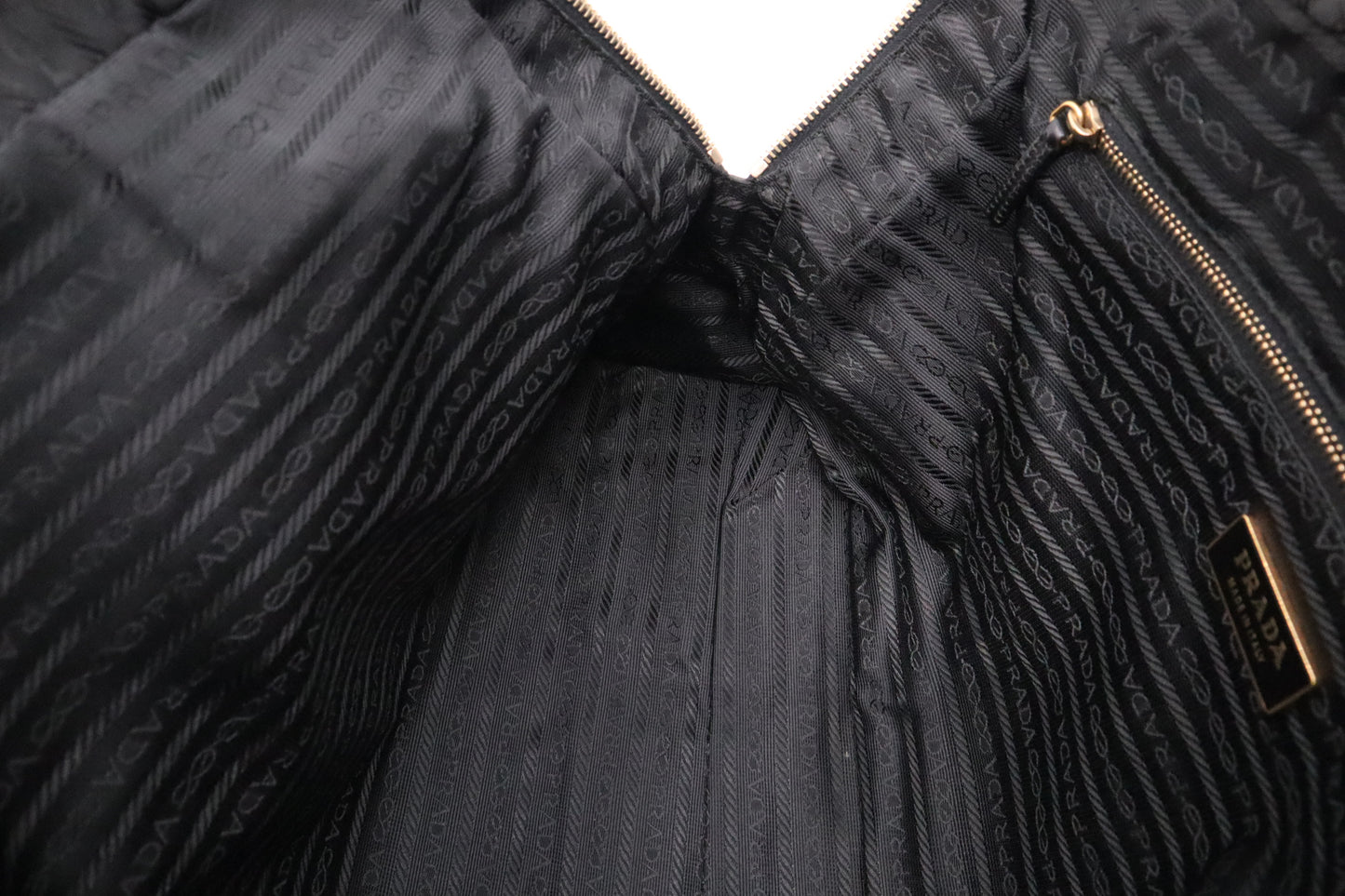 Prada Shoulder Bag in Black Nylon