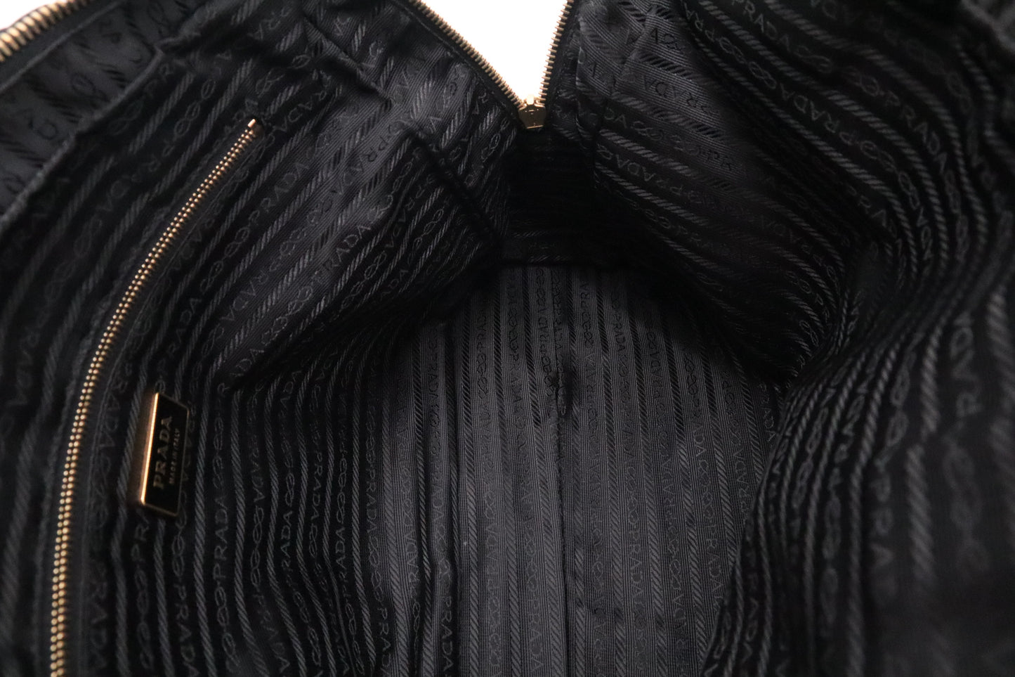 Prada Shoulder Bag in Black Nylon