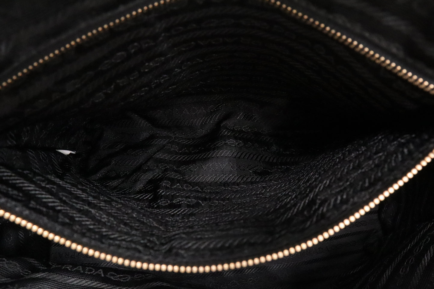 Prada Shoulder Bag in Black Nylon