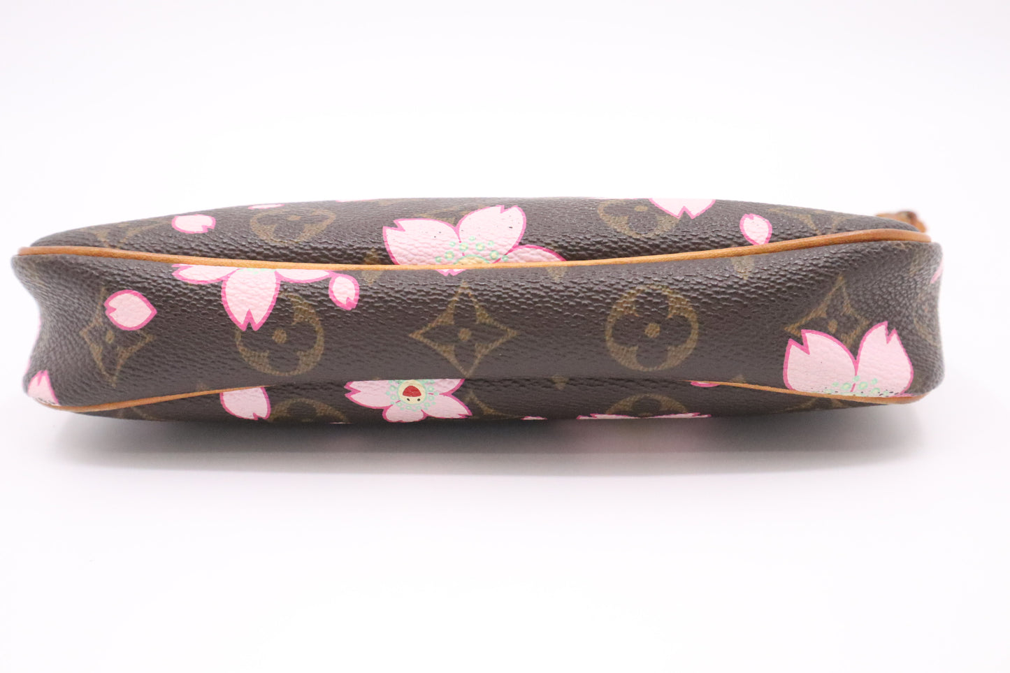 Louis Vuitton x Takashi Murakami Pochette Accessories in Blossoms Monogram Canvas
