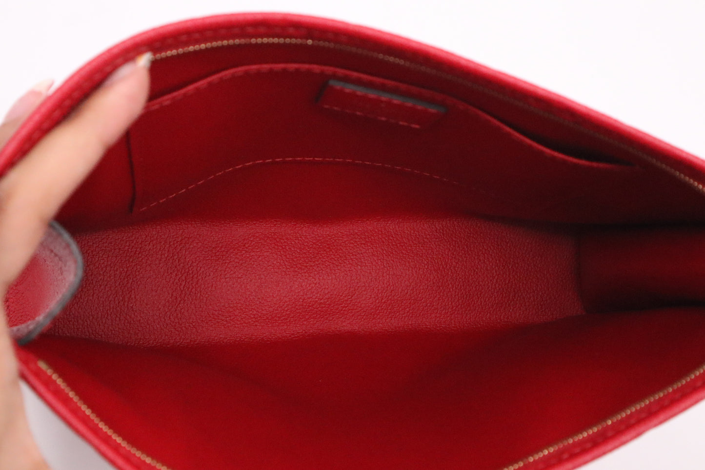 Louis Vuitton Toiletry 26 in Red Empreinte Leather