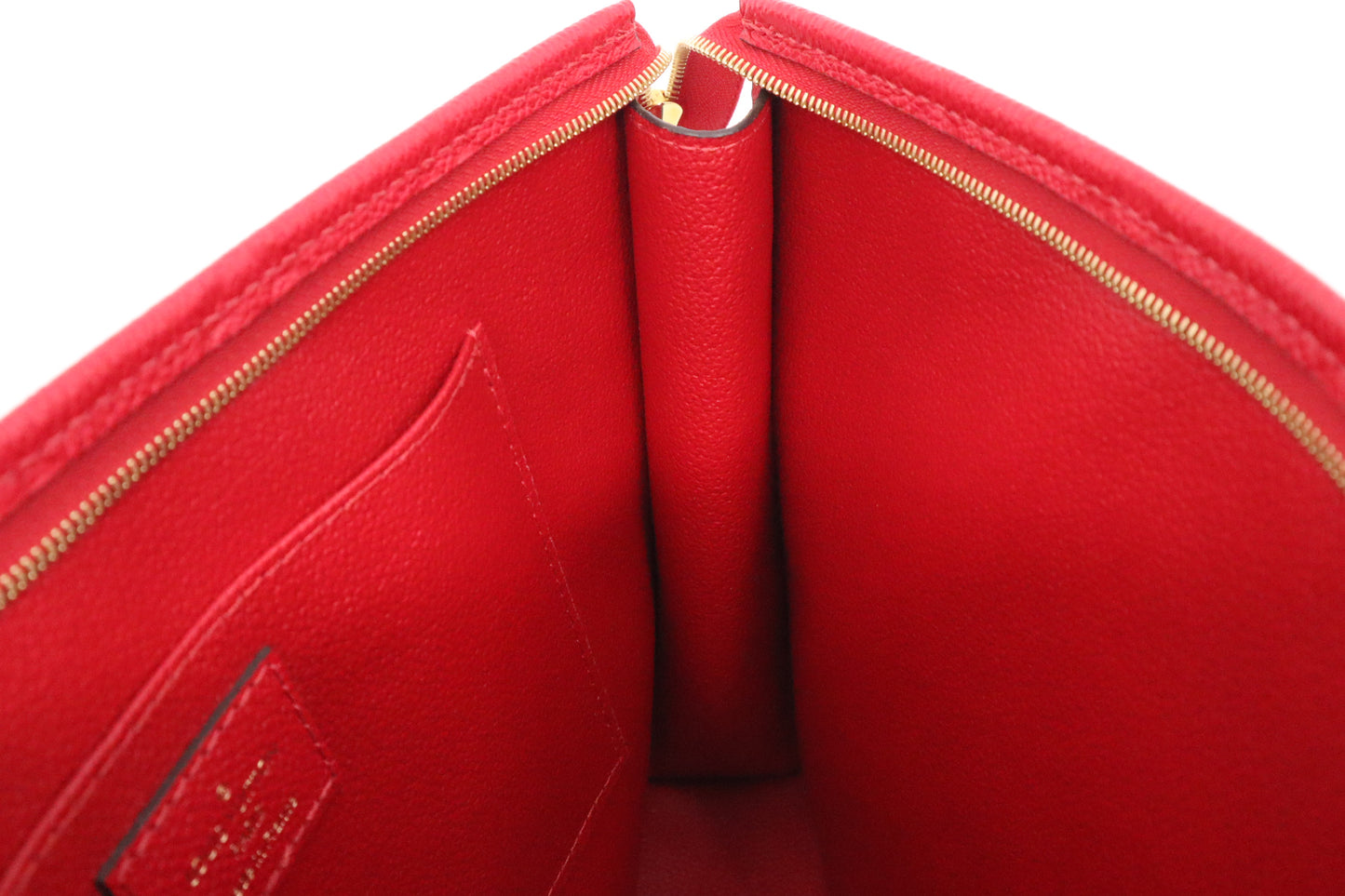 Louis Vuitton Toiletry 26 in Red Empreinte Leather