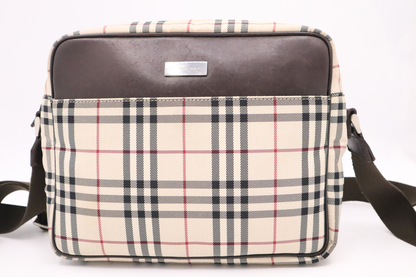 Burberry Crossbody in Nova Check Canvas