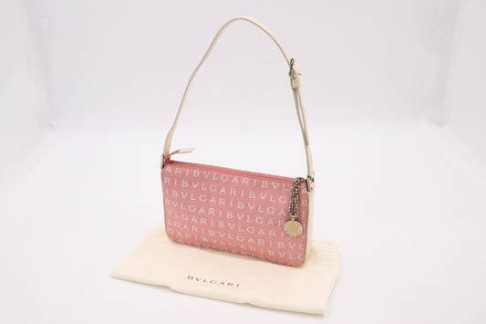 Bvlgari Pochette in Pink Canvas