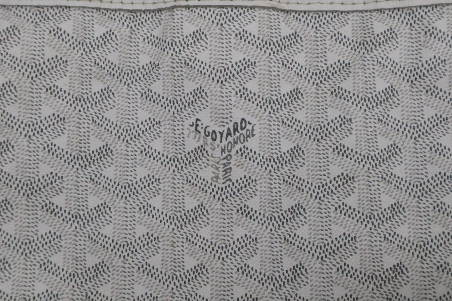 Goyard Hobo Bag in White Goyardine Canvas