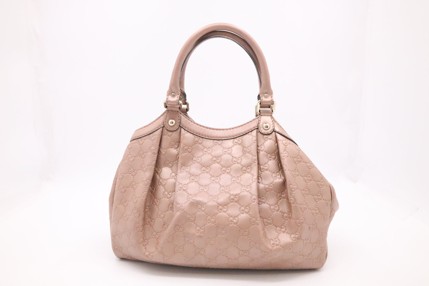 Gucci Sukey Handbag in Light Pink Guccissima Leather