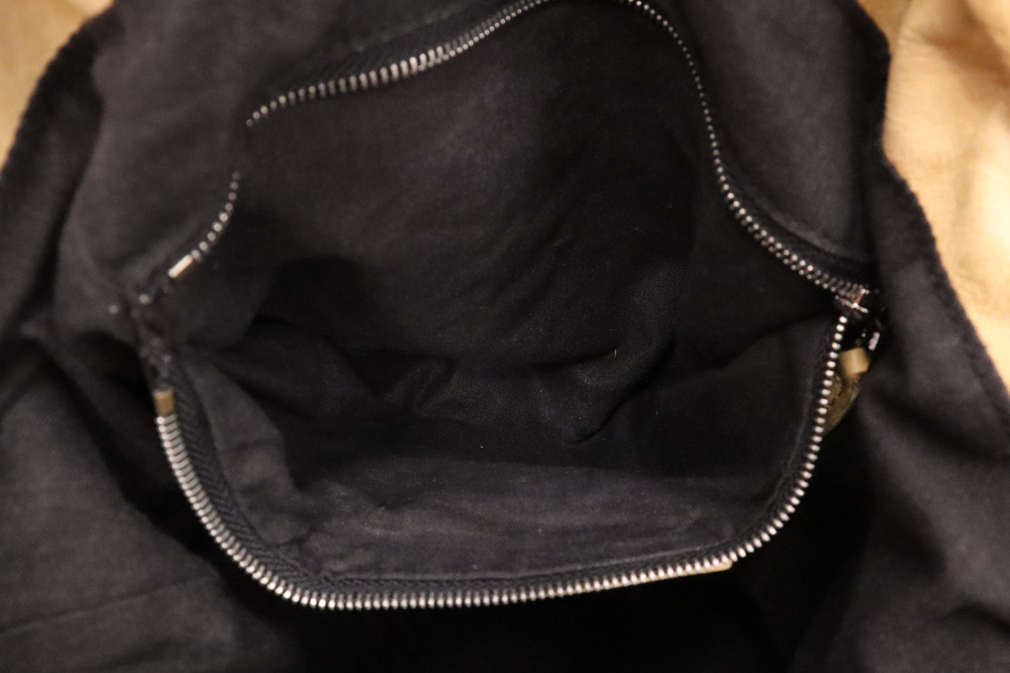 Balenciaga Pompon Shoulder Bag in Beige Leather