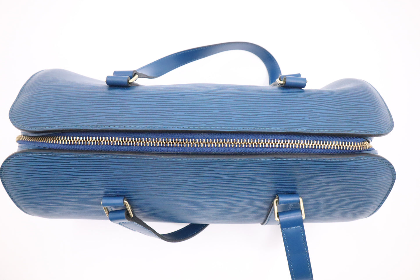 Louis Vuitton Soufflot in Toledo Blue Epi Leather