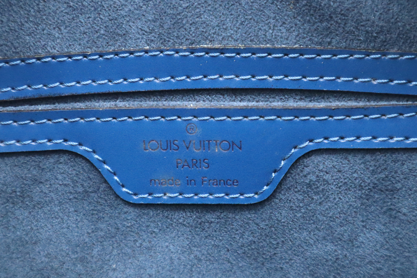 Louis Vuitton Soufflot in Toledo Blue Epi Leather