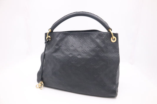 Louis Vuitton Artsy in Bleu Infini Empreinte Leather
