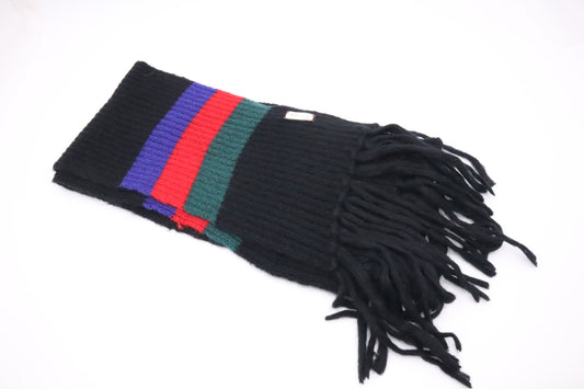 Gucci Black Multicolor Scarf