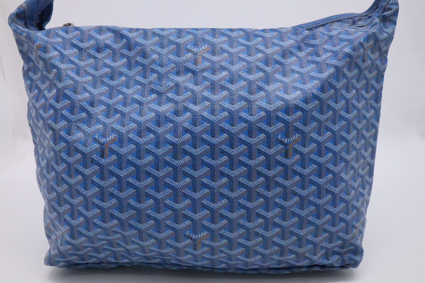 Goyard Bohème Hobo Bag in Blue Goyardine Canvas