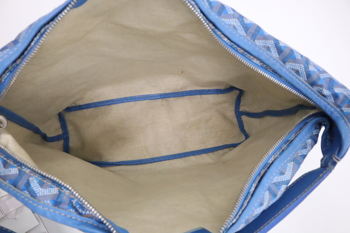 Goyard Bohème Hobo Bag in Blue Goyardine Canvas
