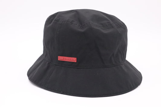 Prada Bucket Hat in Black Nylon