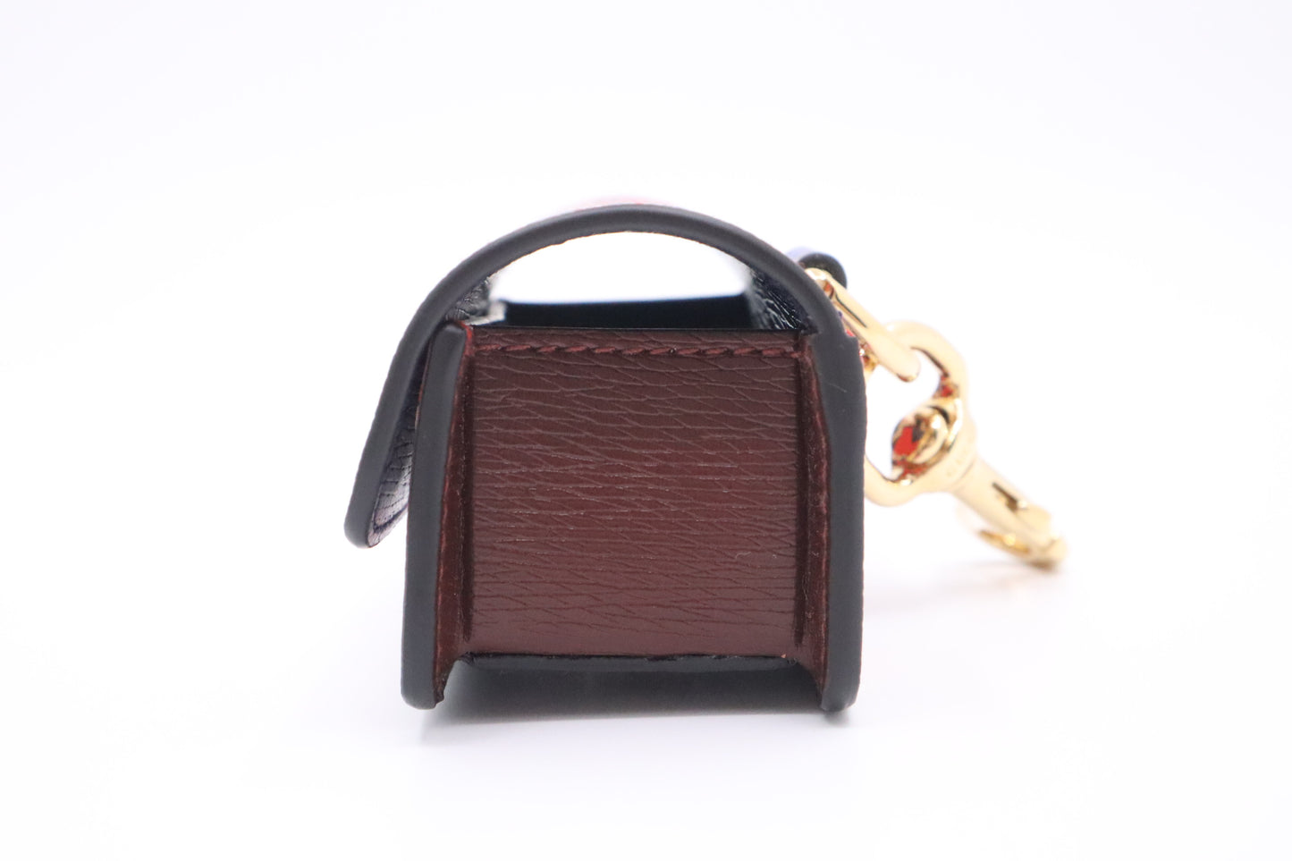 Gucci Dog Bag Case in Blue & Red Leather