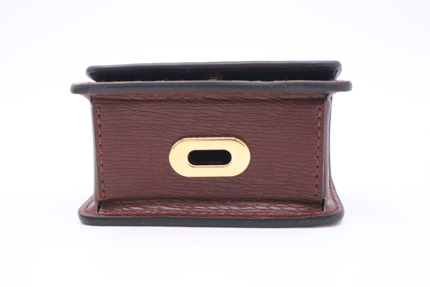 Gucci Dog Bag Case in Blue & Red Leather