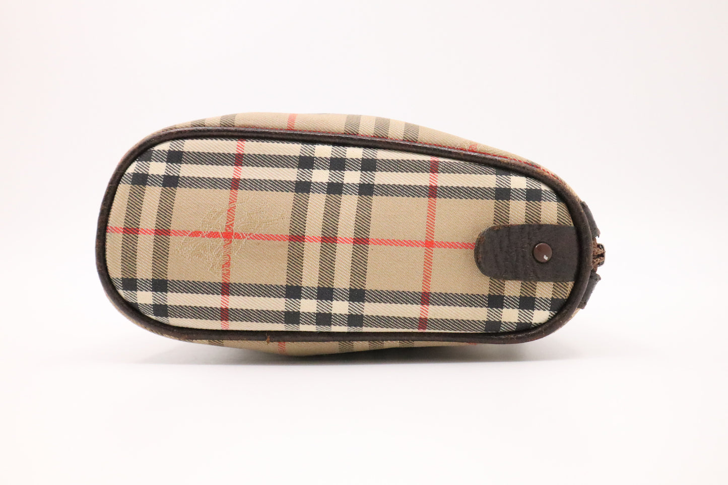 Burberry Clutch in Brown Check Canvas
