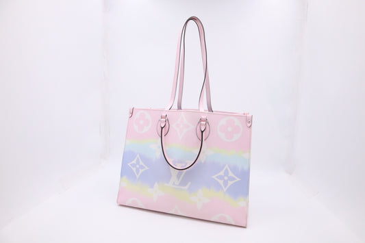 Louis Vuitton OnTheGo GM in Pastel Escale Canvas