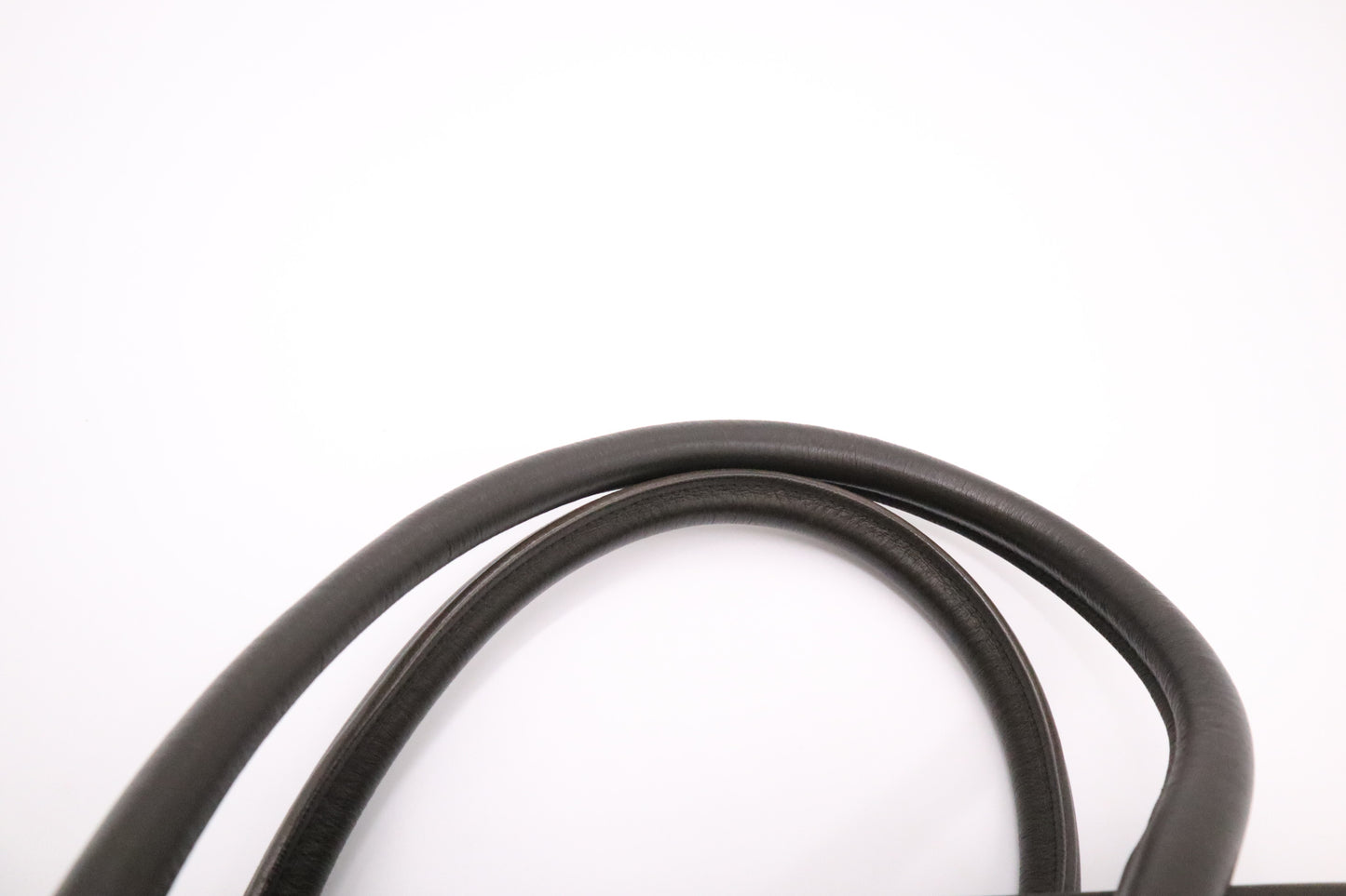 Celine Micro Luggage in Brown and Lime Yellow Leather