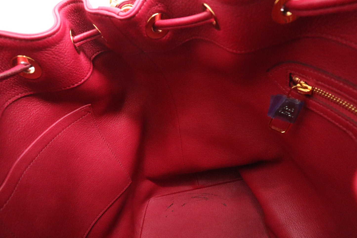 Louis Vuitton Noe in Magenta Taurillon Leather
