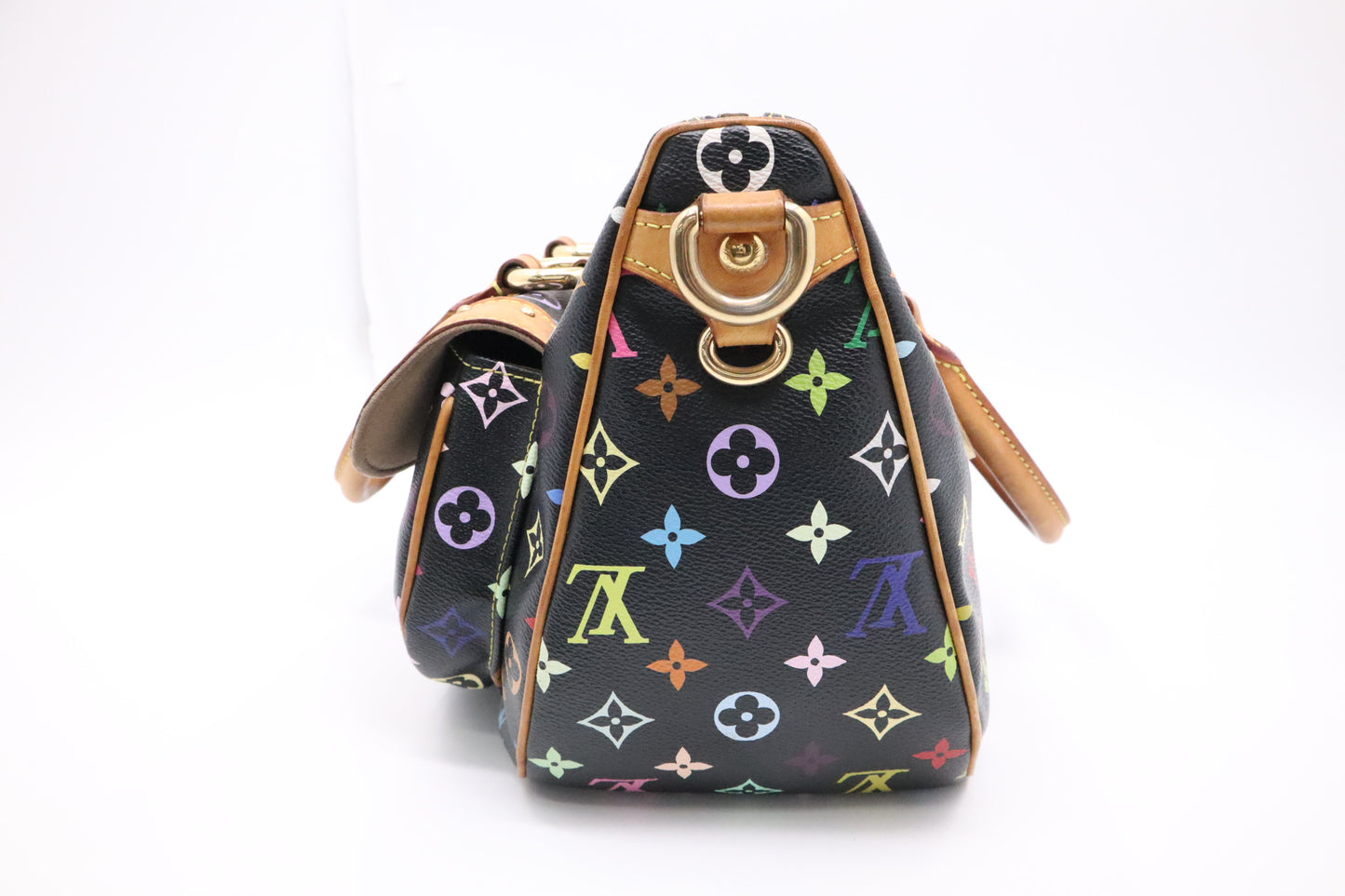 Louis Vuitton Rita in Black Multicolor Monogram Canvas