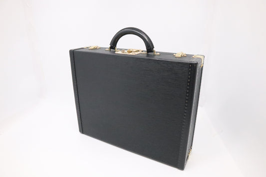 Louis Vuitton President Briefcase in Black Epi Leather