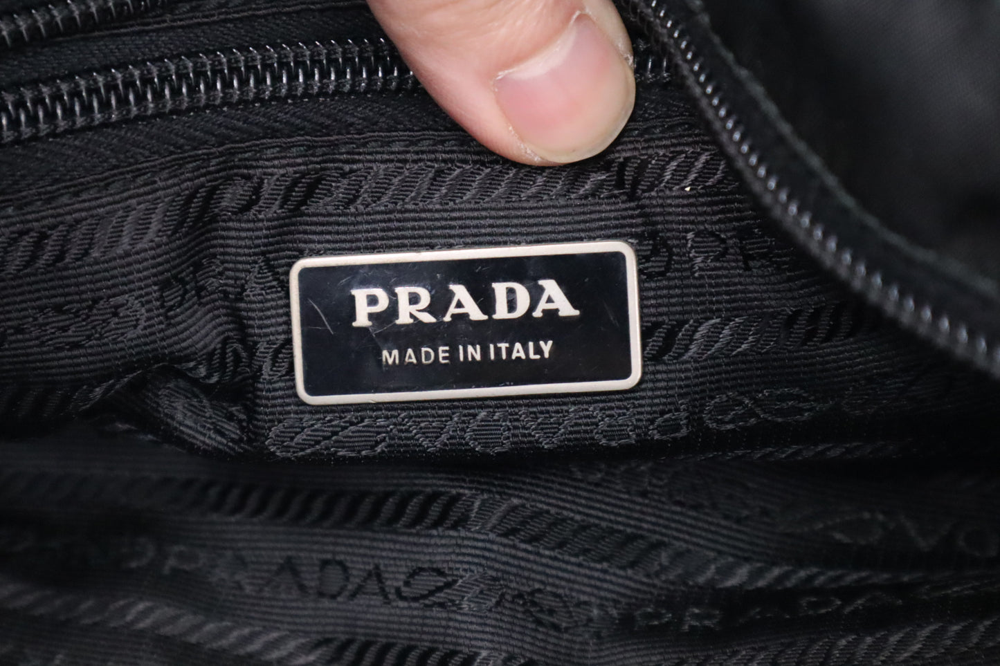 Prada Crossbody in Black Nylon