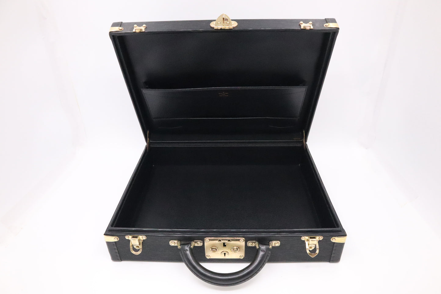 Louis Vuitton President Briefcase in Black Epi Leather