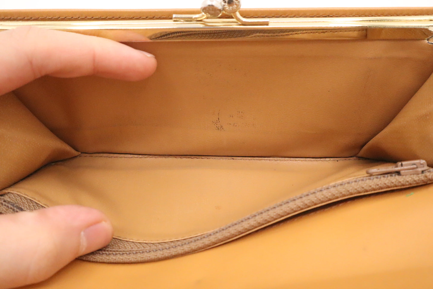 Celine Long Wallet in Brown Macadam Canvas