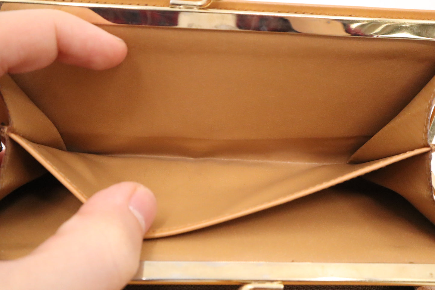 Celine Long Wallet in Brown Macadam Canvas