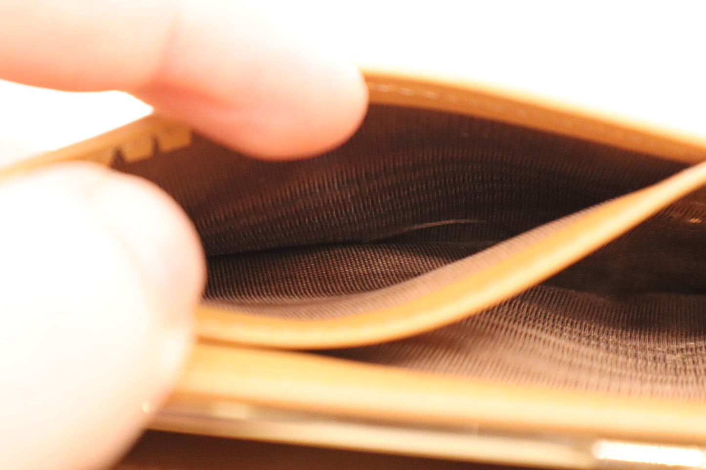 Celine Long Wallet in Brown Macadam Canvas