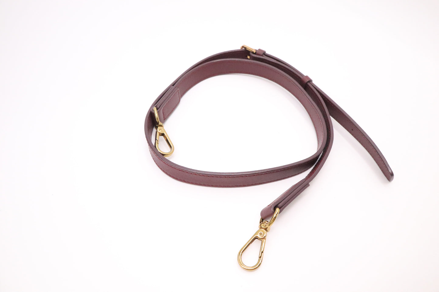 MCM Milla Handbag in Burgundy Leather
