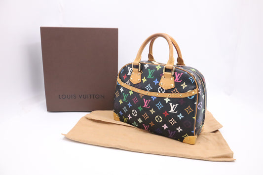 Louis Vuitton Trouville in Black Multicolor Canvas