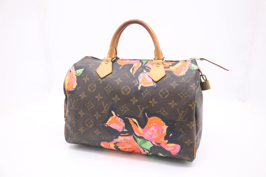 Louis Vuitton x Stephen Sprouse Speedy 30 in Monogram Roses Canvas
