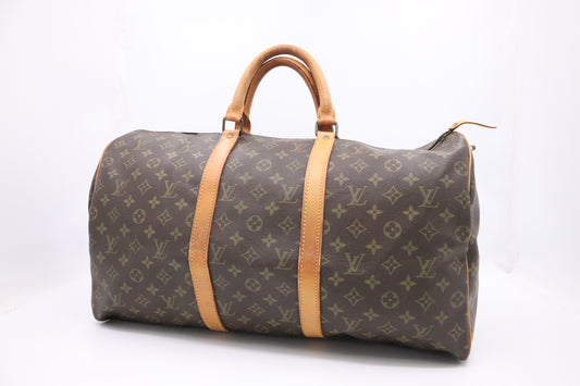 Louis Vuitton Keepall 50 in Monogram Canvas