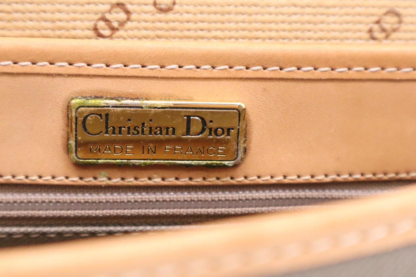 Dior Crossbody in Gray Coated Canvas