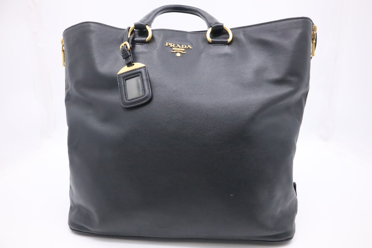 Prada 2-Way Bag in Black Leather