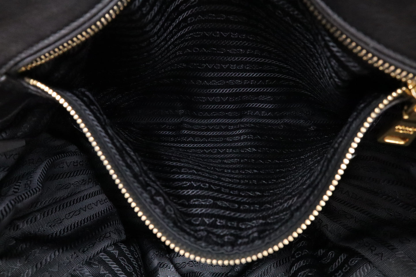 Prada 2-Way Bag in Black Leather