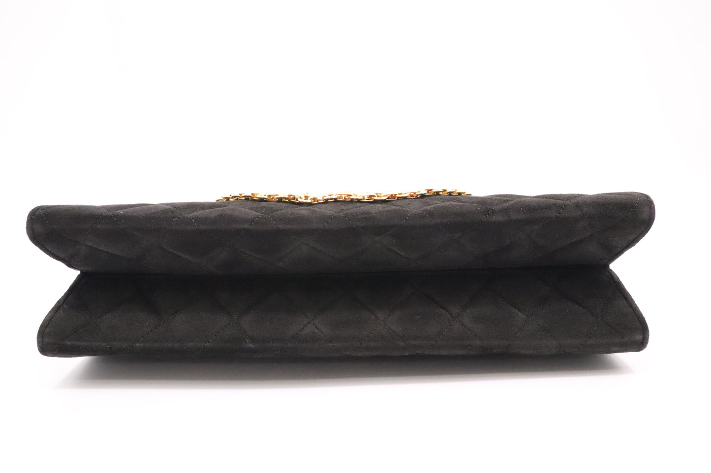 Chanel Shoulder Bag in Black Suede