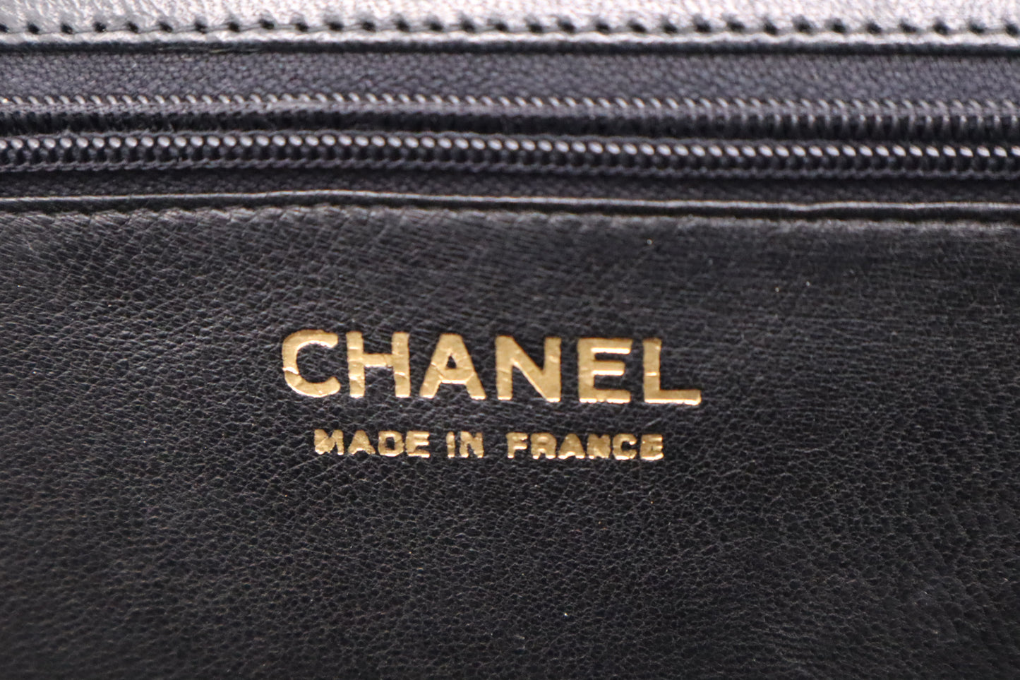 Chanel Shoulder Bag in Black Suede