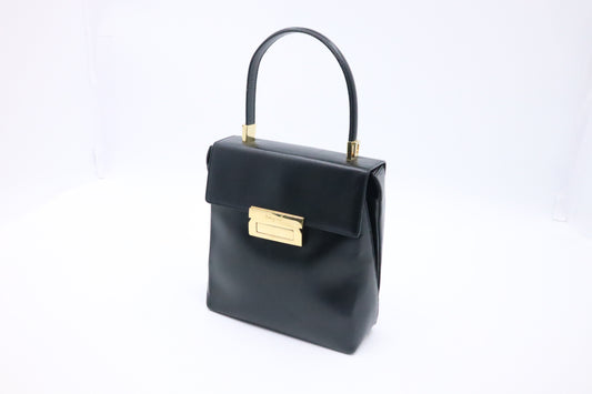 Ferragamo Tote Bag in Black Leather