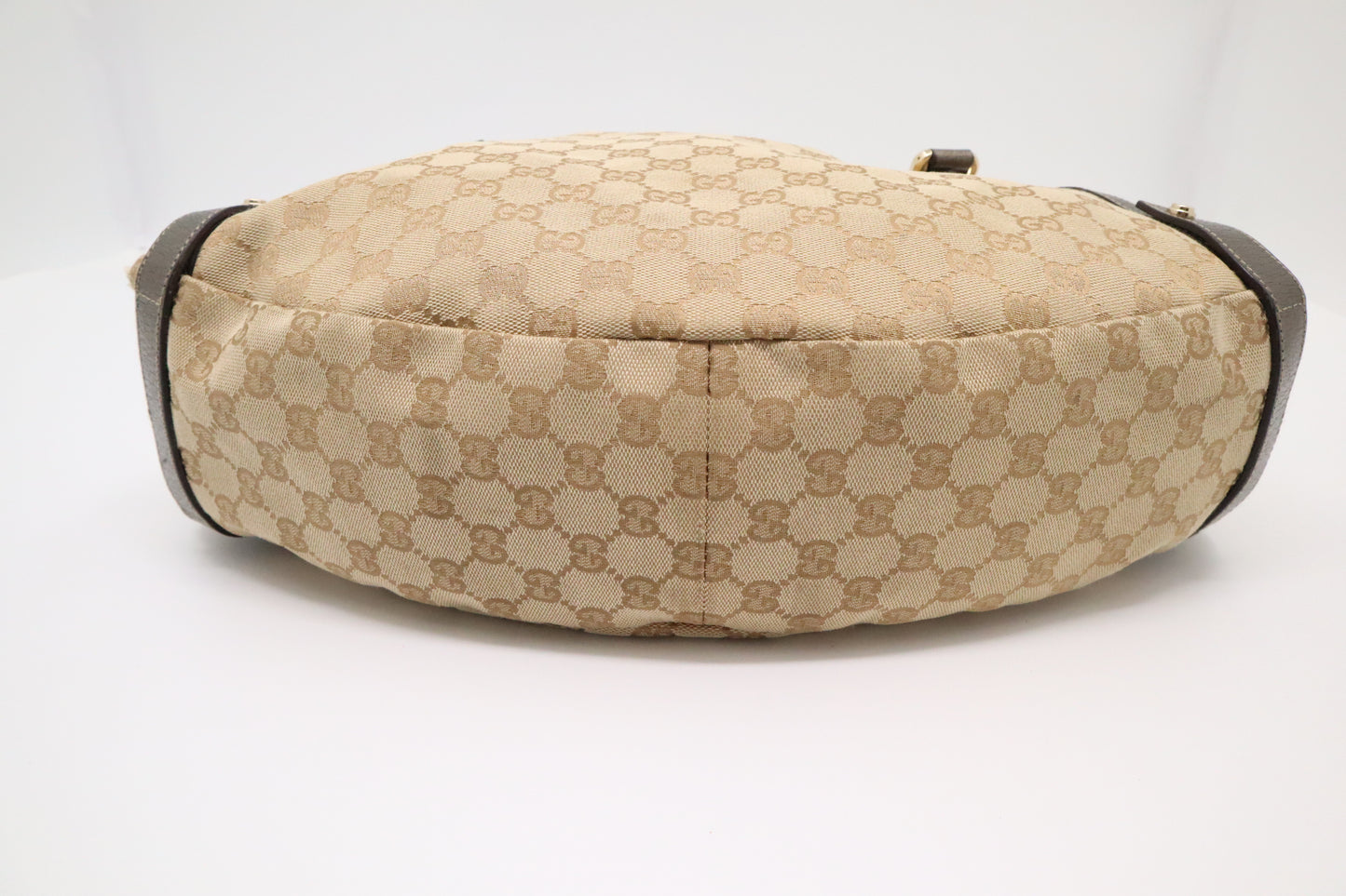 Gucci Abbey Shoulder Tote Bag in Beige GG Canvas