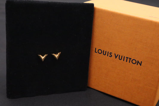 Louis Vuitton Essential V Stud Earrings