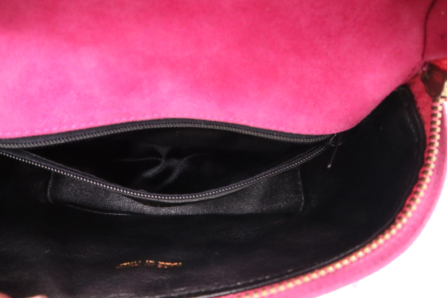 Chanel Vanity Shoulder Bag in Pink Suede