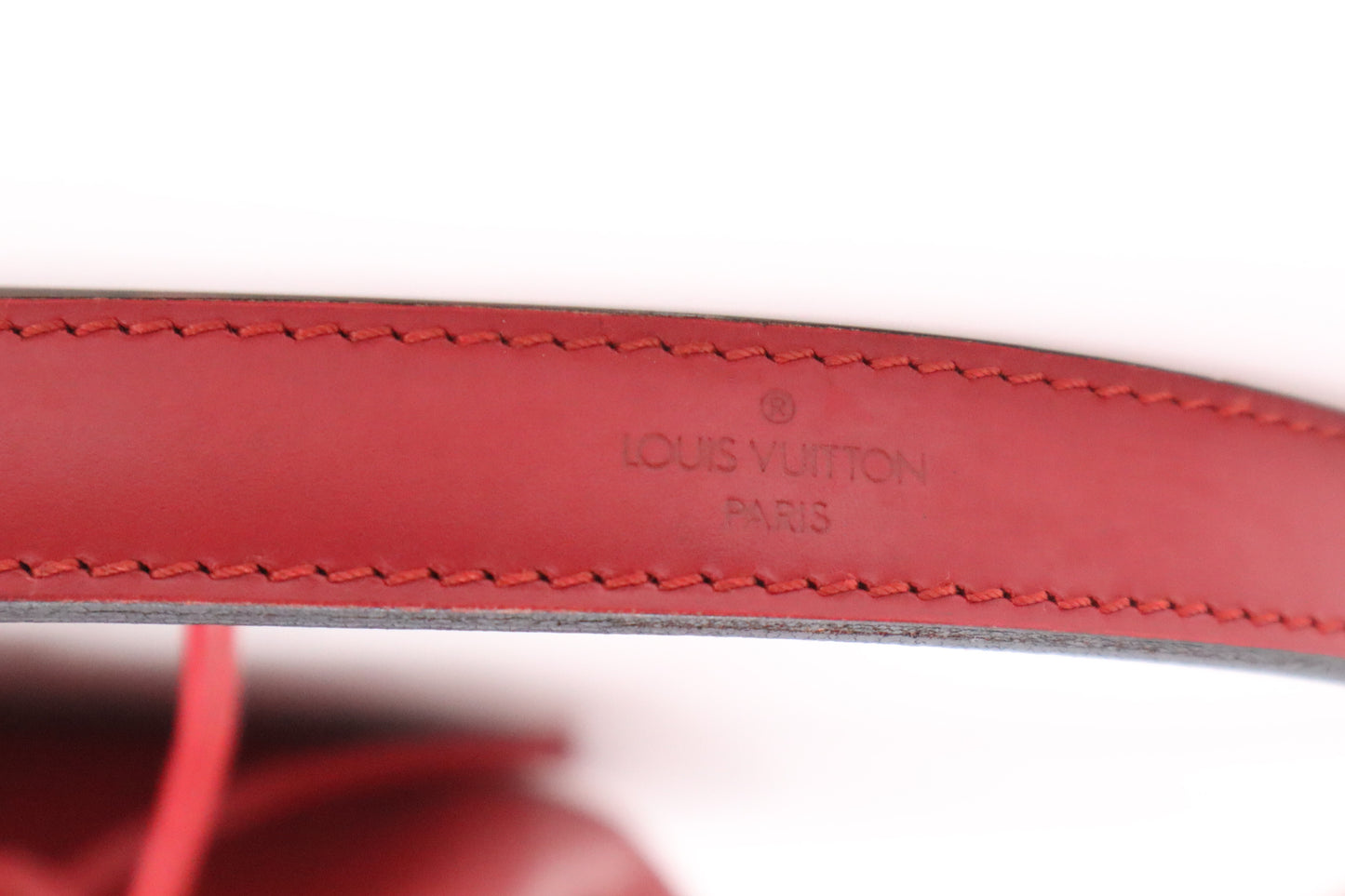 Louis Vuitton Petit Noe in Red Epi Leather