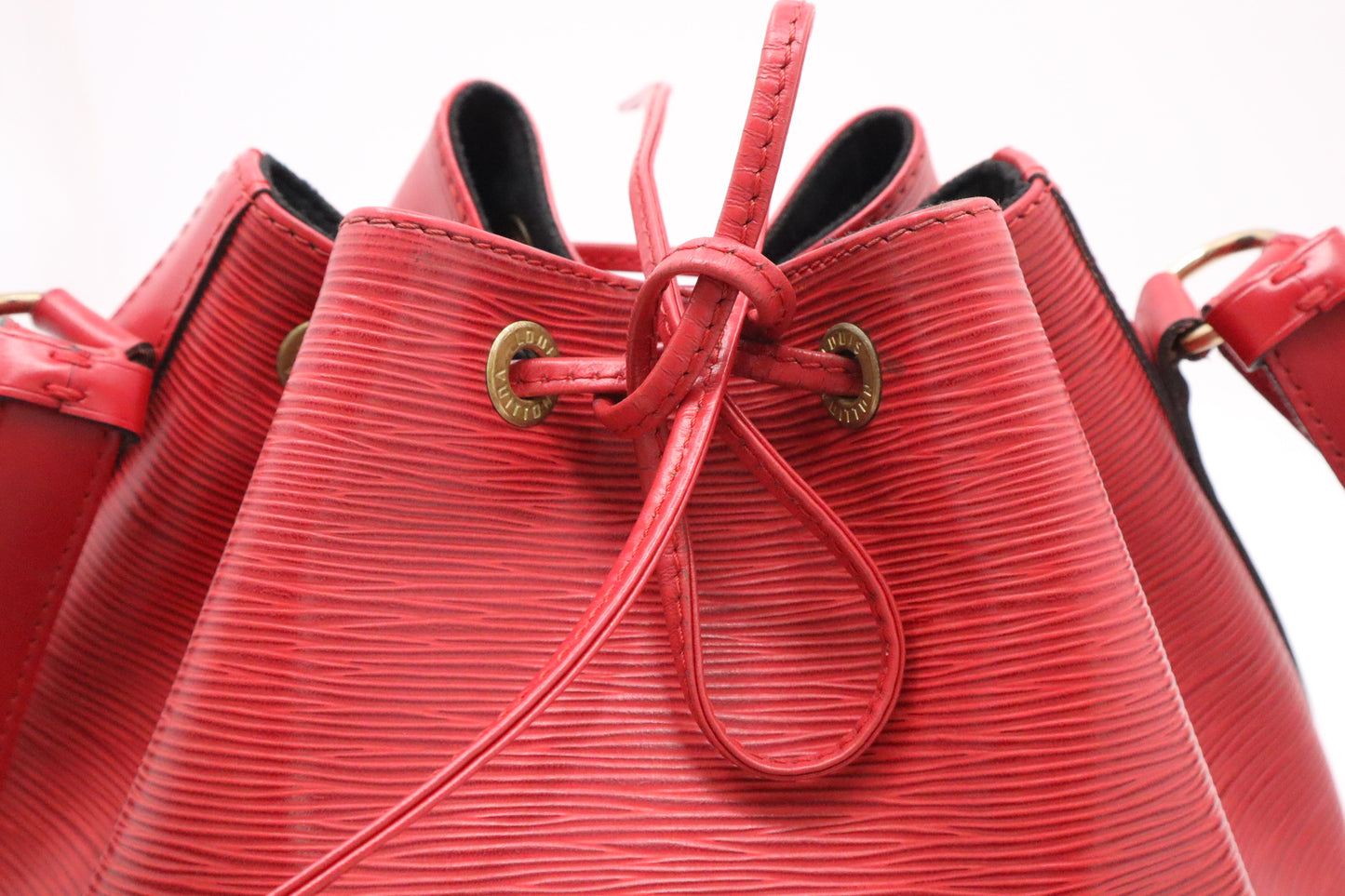 Louis Vuitton Petit Noe in Red Epi Leather